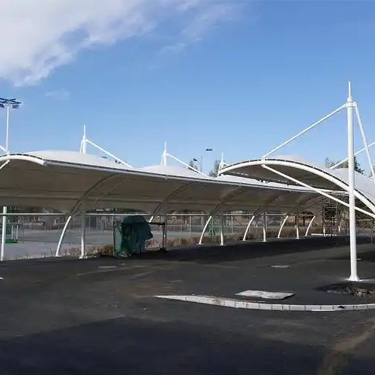 红河县膜结构电动车棚