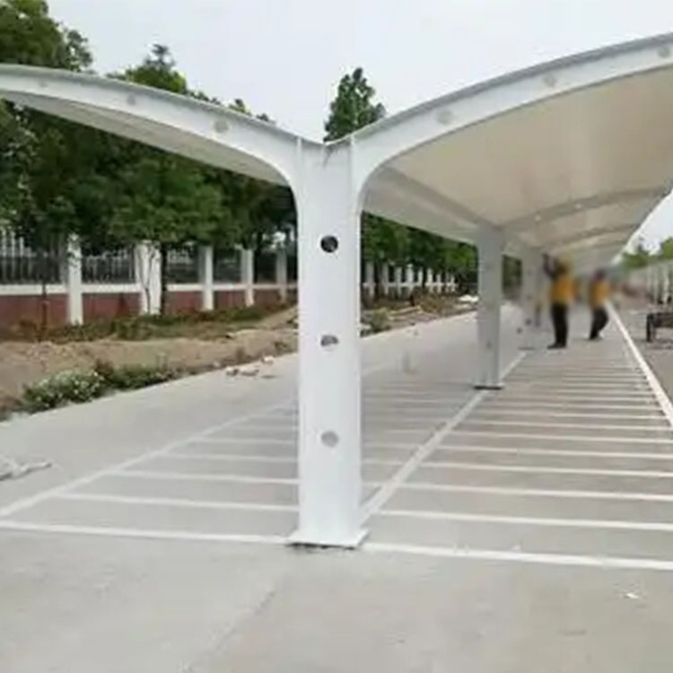 红河县膜结构电动车棚