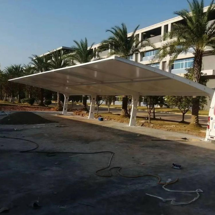 红河县膜结构汽车棚